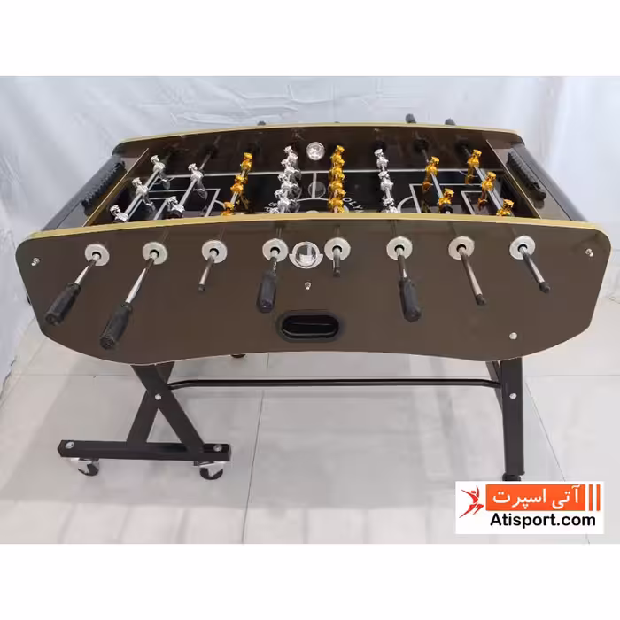 فوتبال دستی تاشو قهوه ای شاین با PVC مشکی المپیک S12