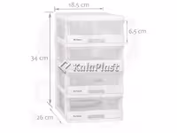 مینی فایل 4 طبقه شفاف دل آسا مدل D123-A5-TW4