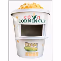 کیوسک ثابت طرح لیوان ذرت