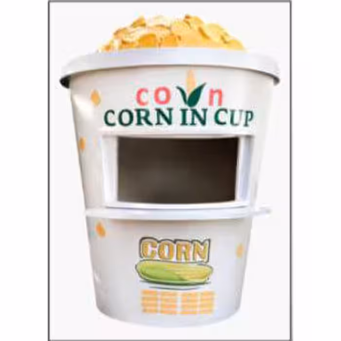 کیوسک ثابت طرح لیوان ذرت