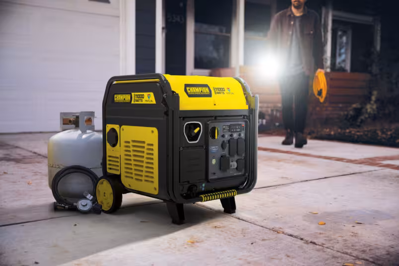 موتور برق گازسوز سایلنت 11 کیلووات چمپیون مدل 501423 سه گانه سوز