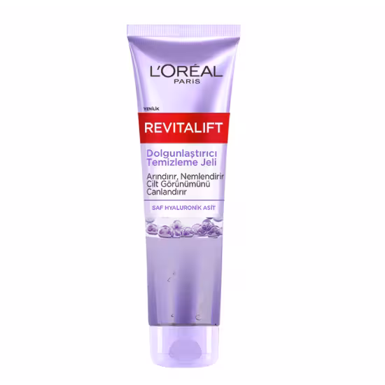 ژل شستشو لورال LOREAL آبرسان واحیا کننده پوست مدل REVITALIFT SAF HYALURONIK ASIT حجم 150 میل