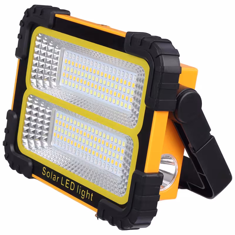 پروژکتور شارژی خورشیدی چراغ قوه و پاوربانکدار مدل 883