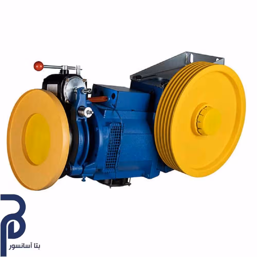 موتور گیربکس آسانسور الکو sr5 – توان 6.1kw و AC2 و سرعت 1m/s