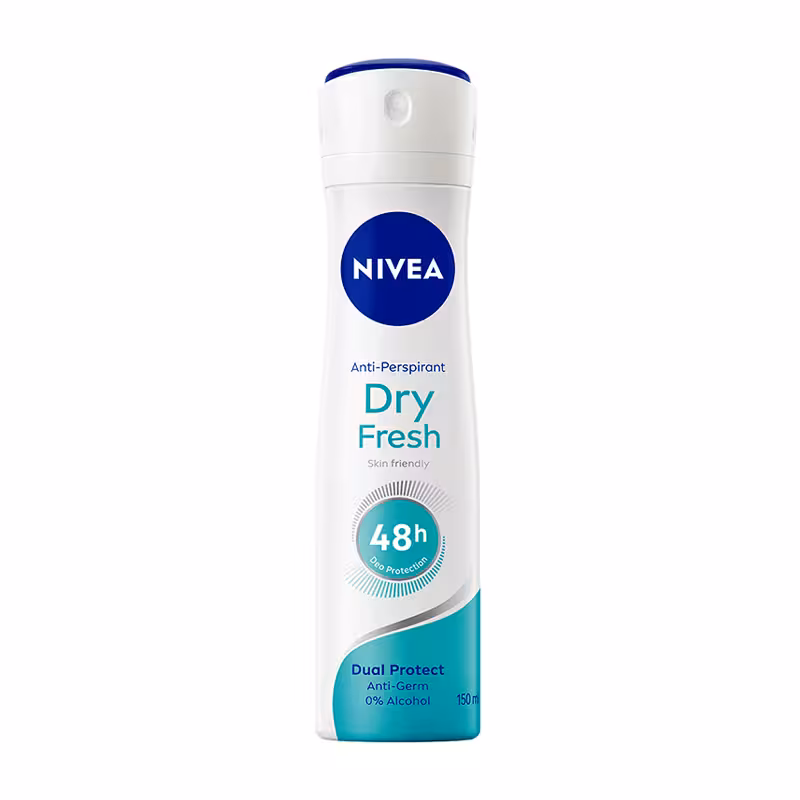 اسپری بدن زنانه Dry Fresh نیوآ Nivea حجم 150ml