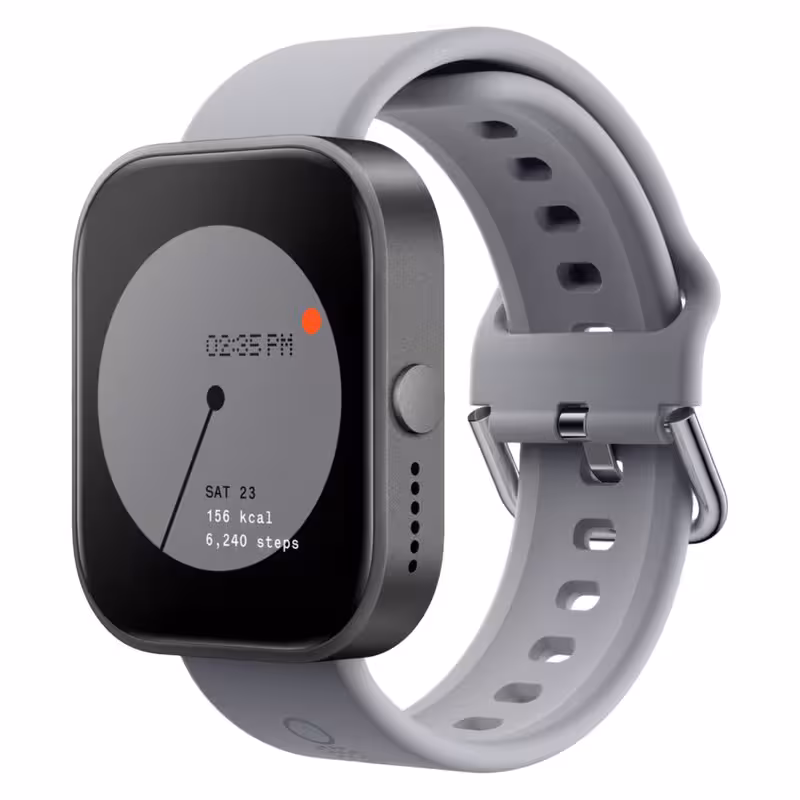 ساعت هوشمند ناتینگ مدل  Nothing CMF Watch Pro دارای قابلیت های صفحه نمایش رنگی، صفحه نمایش لمسی، کنترل سطح اکسیژن خون بند سیلیکون | کالا مکس