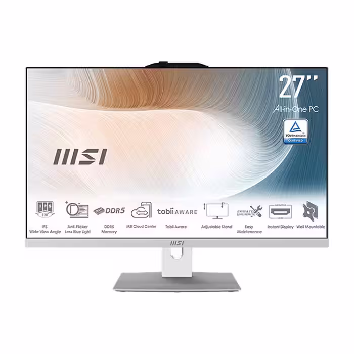 کامپیوتر آل این وان ام اس آی مدل All In One MSI Modern AM272P 1M CORE 5 120U 16GB DDR5 4800MHZ-1TB