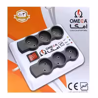 محافظ برق 6 خانه OMEGA 15M P6000