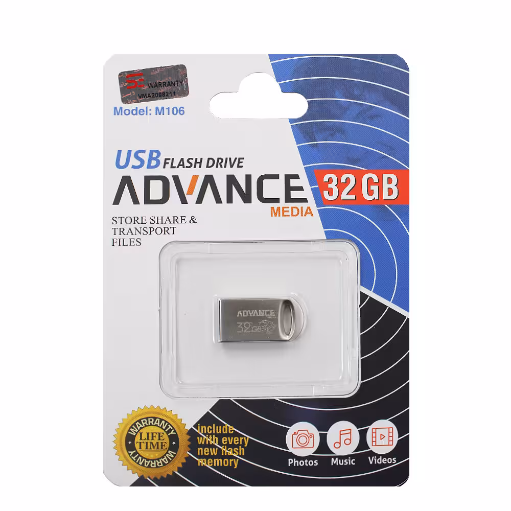 فلش مموری ادونس مدل M106 ظرفیت 32 گیگابایت