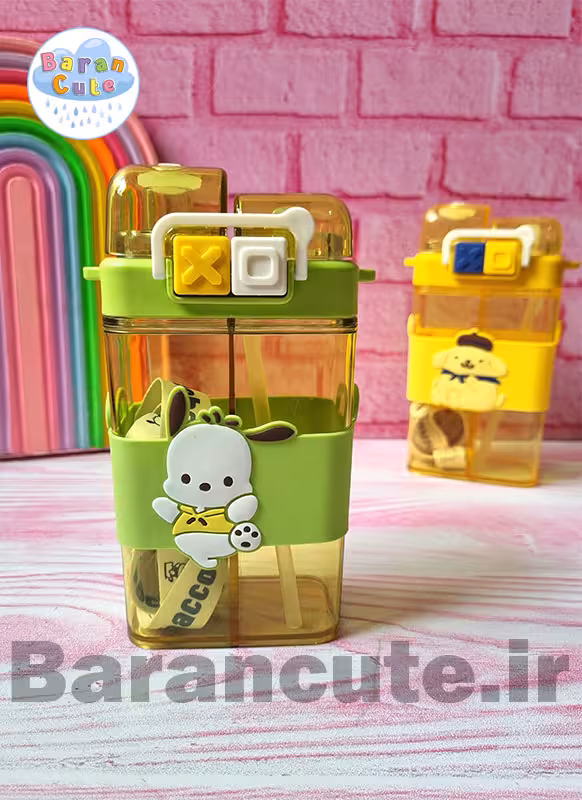 قمقمه فانتزی دو مخزنه و دو حالته طرح پوچاکو