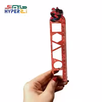 خط کش هندسی 15 سانتی چوبی مرد عنکبوتی