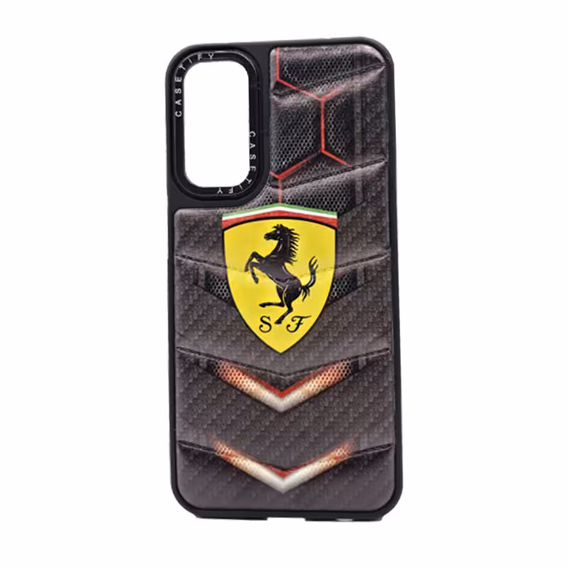 قاب پافری چرمی طرح فراری A04 گلکسی سامسونگ