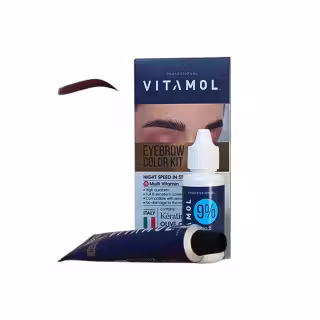 کیت رنگ ابرو ویتامول مدل CH1 بلوند شکلاتی تیره