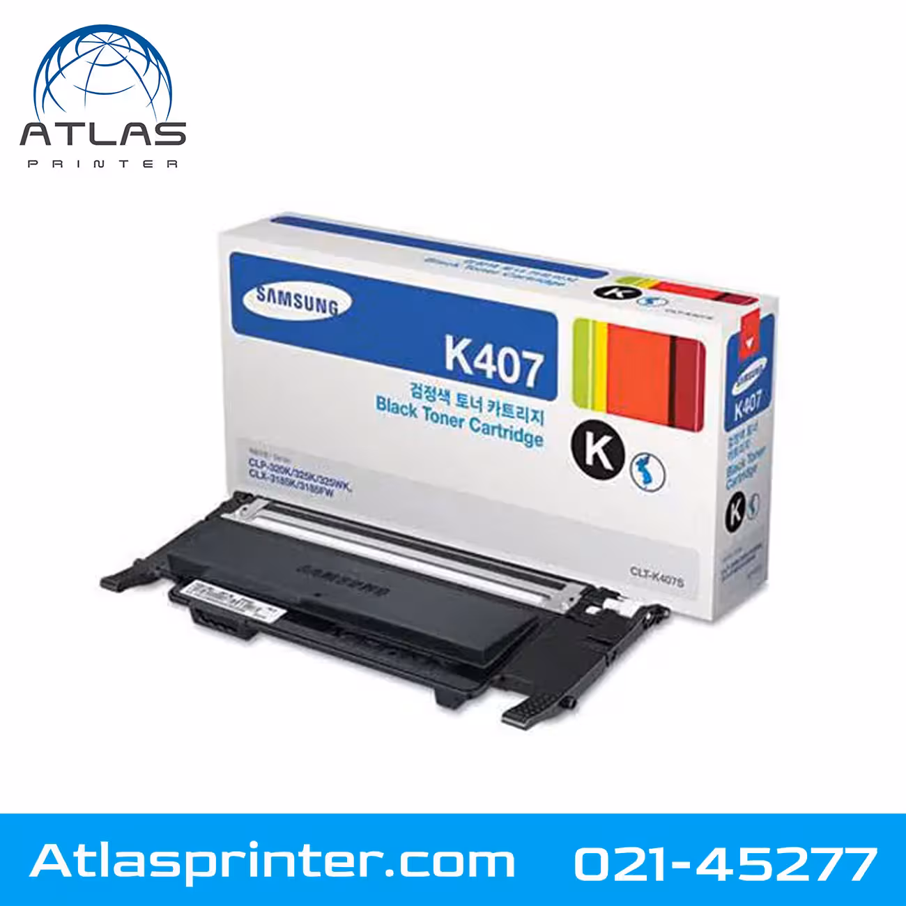 کارتریج لیزری سامسونگ Samsung CLT-K407 مشکی