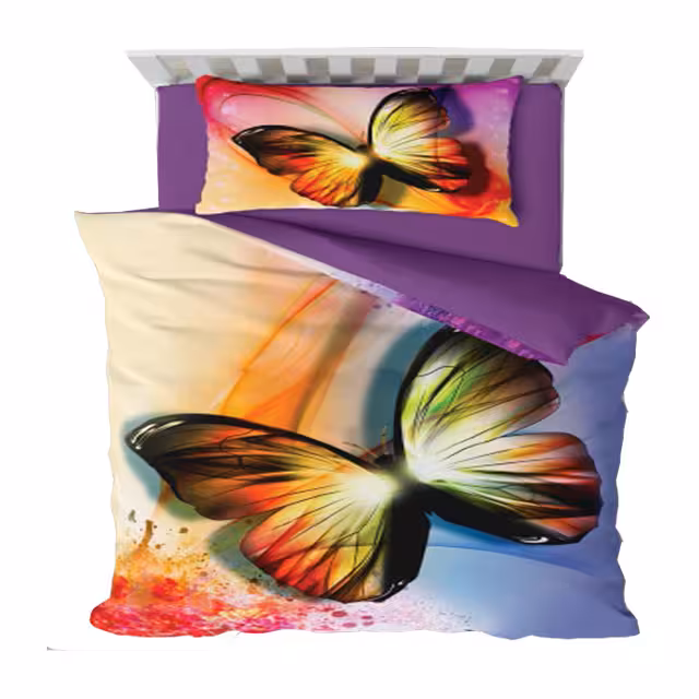 سرویس روتختی یک نفره کارینا مدل سه بعدی 6 تکه کد 1029