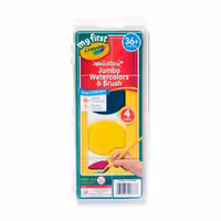 آبرنگ قابل‌شستشو جانبو 4 رنگ کرایولا Crayola