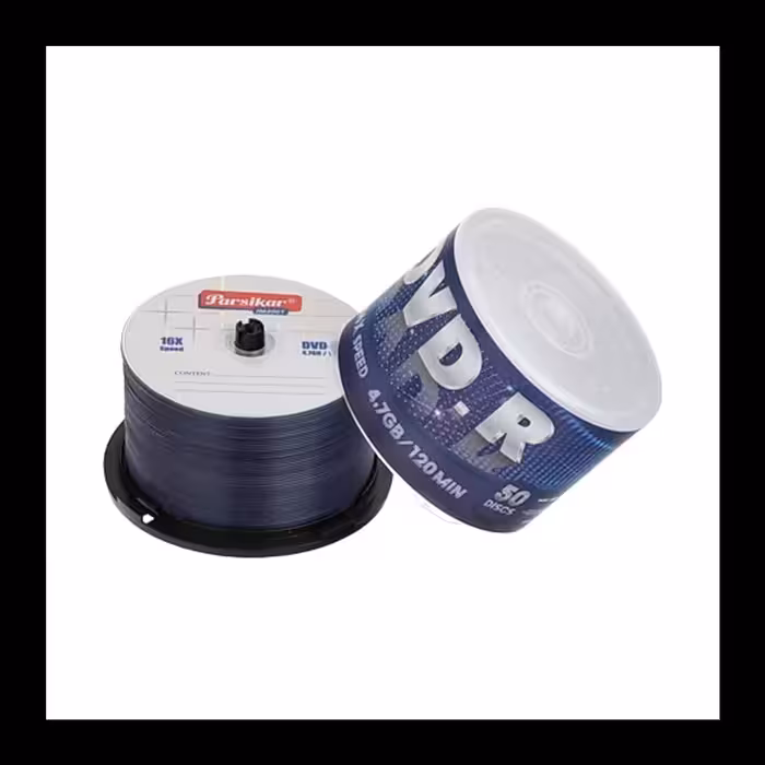 دی وی دی (DVD) پارسیکار بسته  50 عددی 