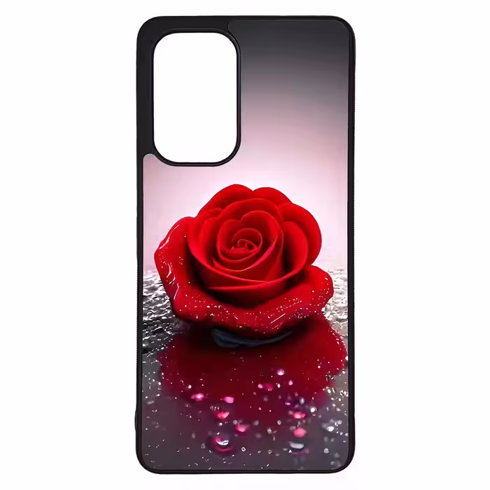 کاور طرح گل رز کد G-024 مناسب برای گوشی موبایل سامسونگ Galaxy A53 / A53 5G | دیجی قاب دونی
