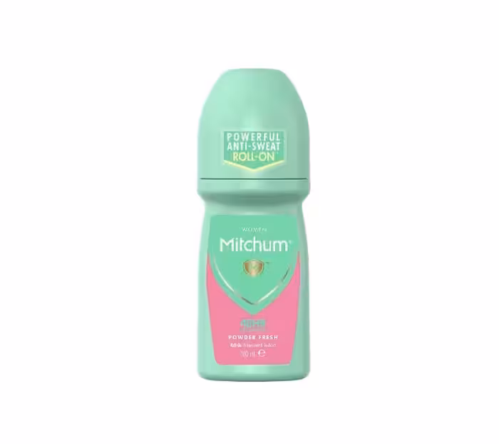 رول ضدتعریق میچام رایحه پودری Mitchum Powder Fresh حجم 100 میل | Mitchum Women Triple Odor Defense Powder Fresh Anti Perspirant and Deodorant Roll On