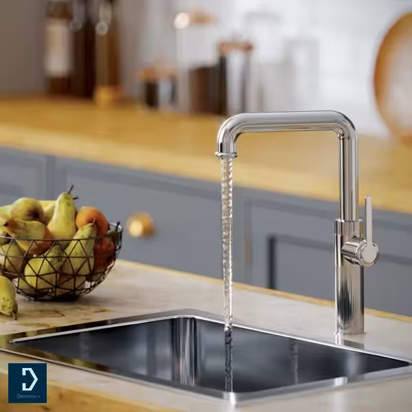 شیر ظرفشویی راسان مدل رزالین کروم