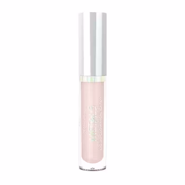 هایلایتر مایع متالز گلدن رز رنگ 01 Pearly Pink