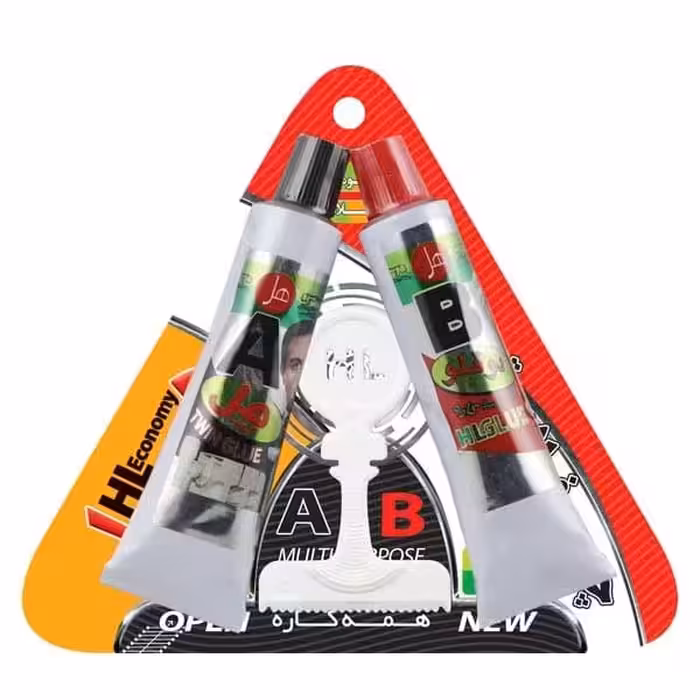 چسب دو قلو هل مدل EC-F33T وزن 33 گرم مجموعه 2 عددی