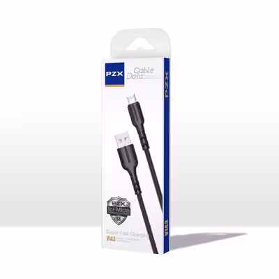 کابل تبدیل usb به micro usb پی زد ایکس مدل V143 طول 1 متر