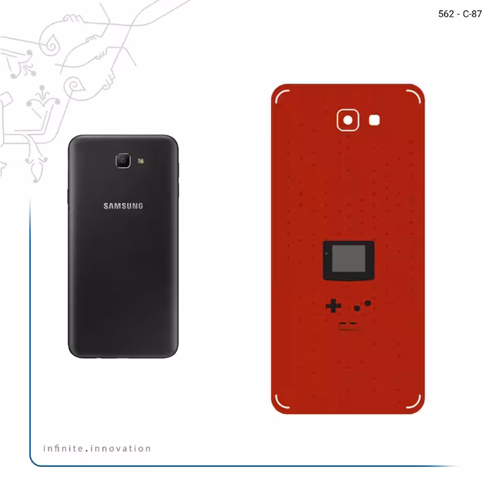 برچسب پوششی ماهوت مدل Minimal GameBoy Icon مناسب برای گوشی موبایل سامسونگ Galaxy J7 Prime 2