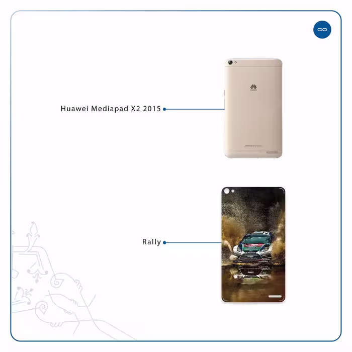 برچسب پوششی ماهوت مدل Rally مناسب برای تبلت هوآوی Mediapad X2 2015