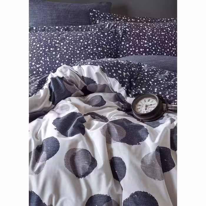 سرویس روتختی کاتن باکس مدل Modern Orva Indigo تک نفره 3 تکه