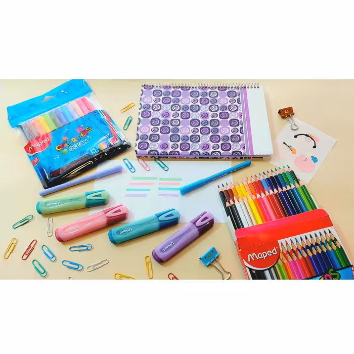 ماژیک علامت گذار مپد مدل پاستل اکریلیک کد mx4 بسته 4 عددی