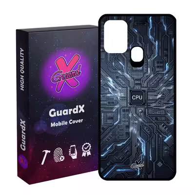 کاور گارد ایکس طرح CPU مدل Glass10504 مناسب برای گوشی موبایل سامسونگ Galaxy M31 / M31 Prime / F41