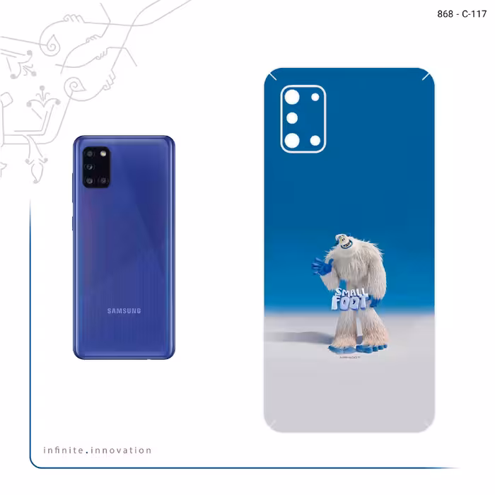 برچسب پوششی ماهوت مدل Smallfoot مناسب برای گوشی موبایل سامسونگ Galaxy A31