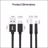  کابل تبدیل USB به USB-C یو اِل‌ تی یونیت مدل USB 30 طول 1 متر 