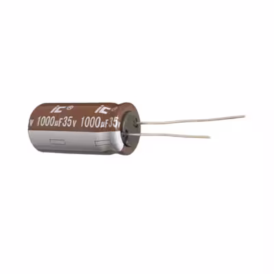 خازن الکترولیت 1000 میکروفاراد مدل IC-1000qF35V بسته 5 عددی