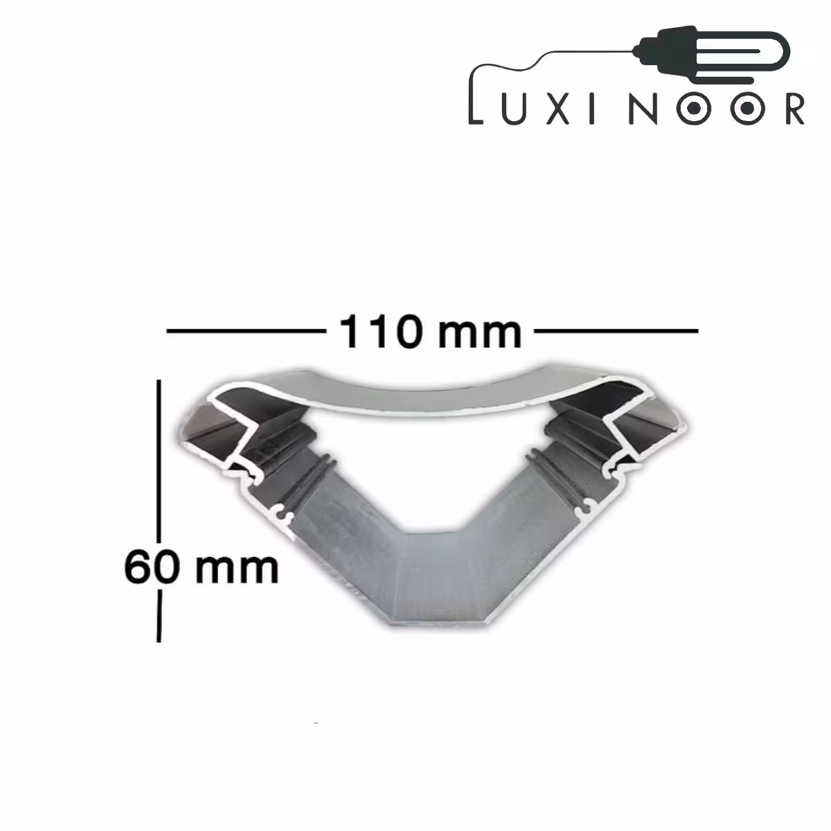 پروفیل چراغ خطی تک لاین کنجی 53