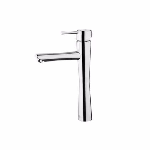 شیر روشویی بلند درخشان مدل فلاور