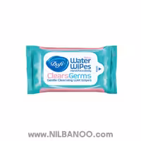 دستمال مرطوب دست و صورت دافی 12 عددی