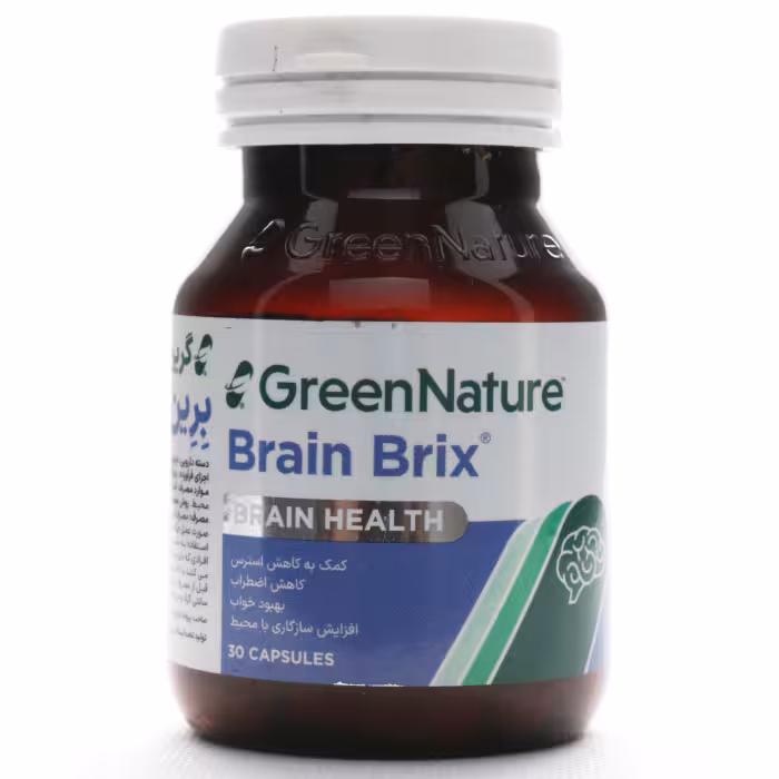 کپسول برین بریکس گرین نیچر 30 عددی - موثر در تقویت حافظه