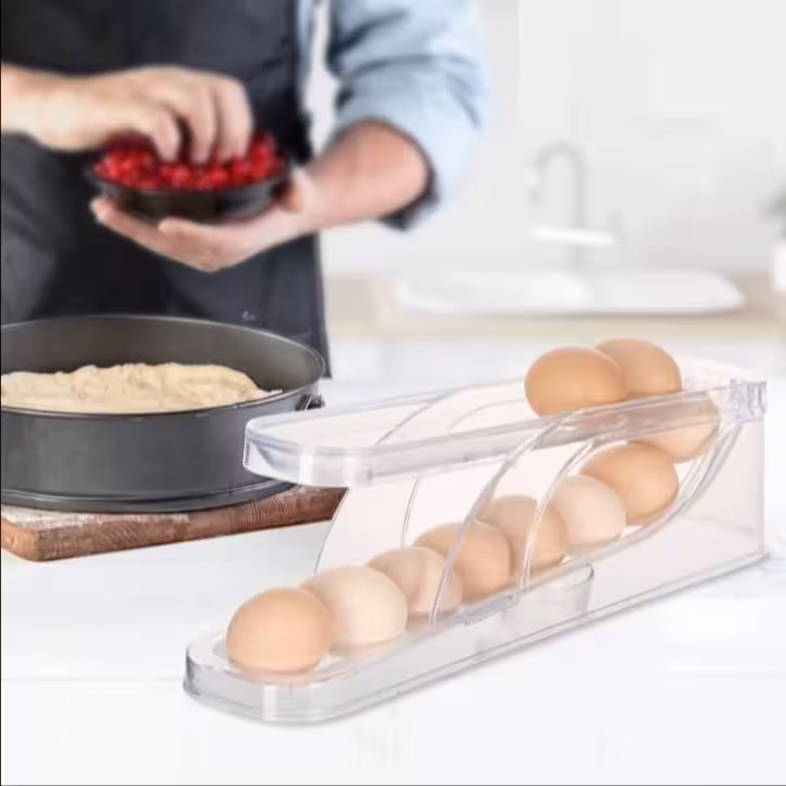 نگهدارنده ریلی تخم مرغ کریستال برلیان | amazonchi