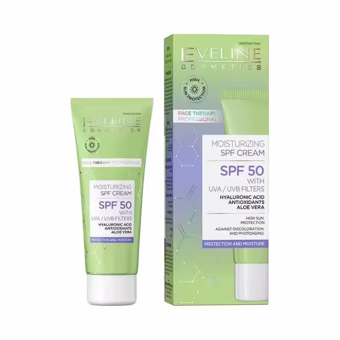 کرم ضدآفتاب SPF 50 اولاین فیس‌تراپی با جذب سریع