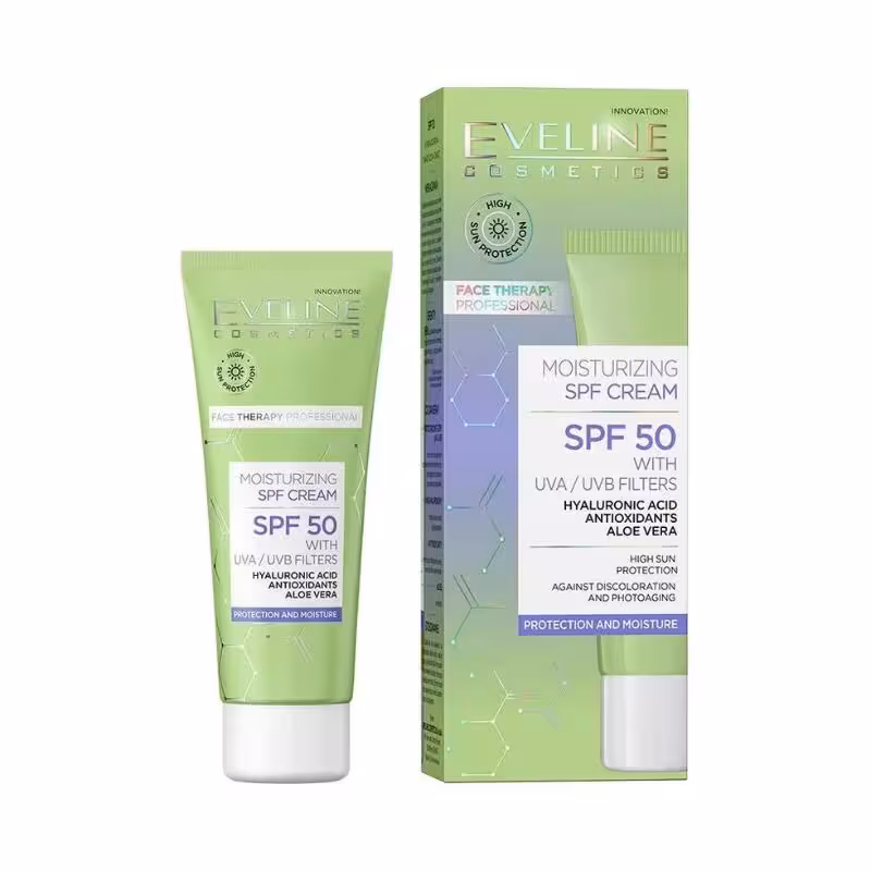 کرم ضدآفتاب SPF 50 اولاین فیس‌تراپی با جذب سریع