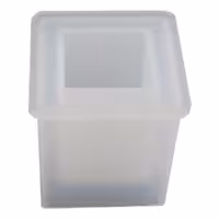 قالب سیلیکونی رزین جا شمعی استوانه با سطح مقطع مربع