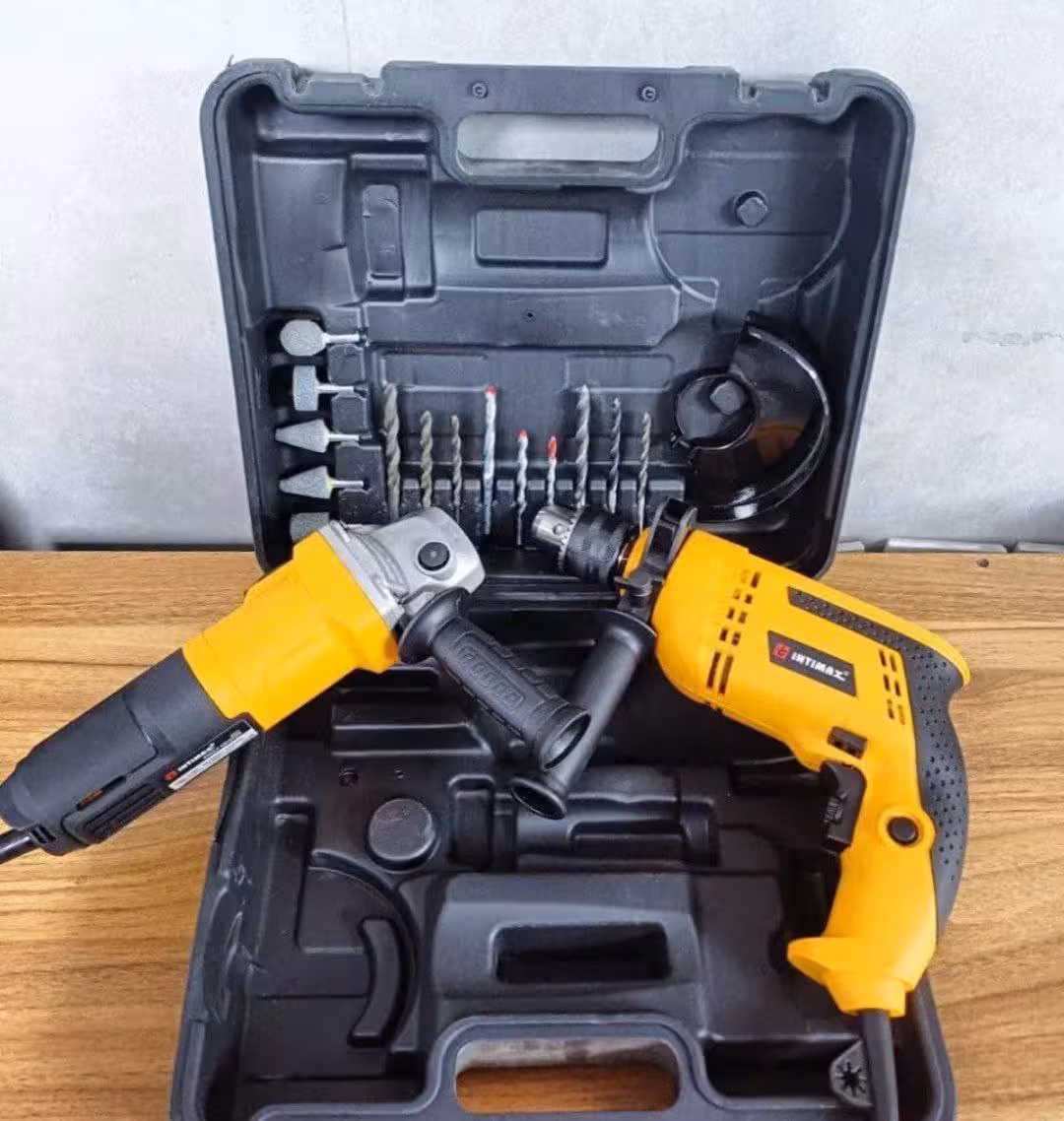 کیت دریل و مینی فرز کلید بغل اینتی مکس
