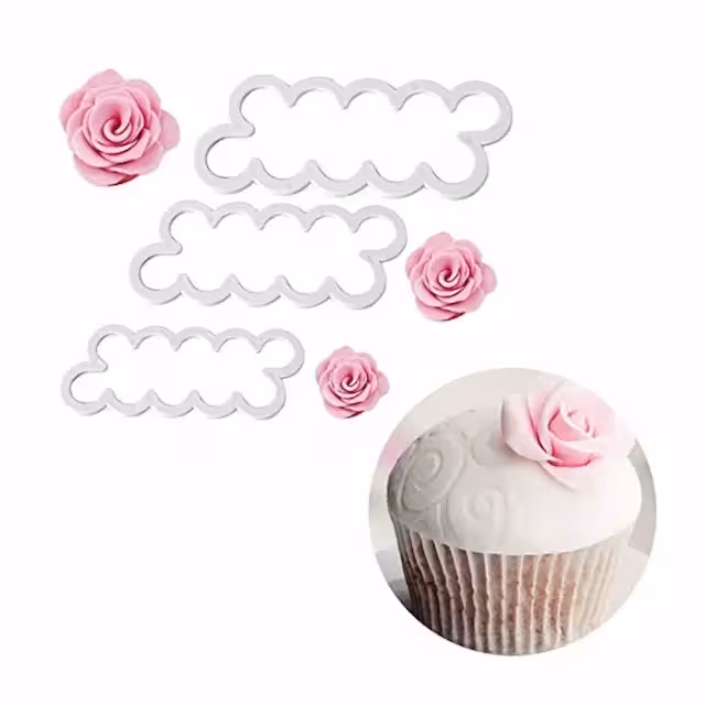 کاتر گل رز ابری 3 عددی