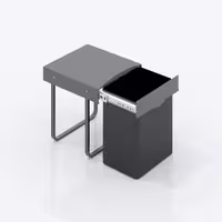 سطل زباله تک مخزن (درب دار) آوات کد 101