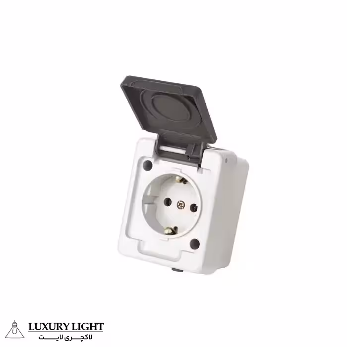 پریز بارانی ارت دار پارت الکتریک مدل برکه کد 132