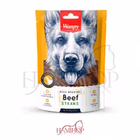 تشویقی سگ ونپی مدل گوشت استیک با طعم گوشت 100 گرم  Wanpy steaks