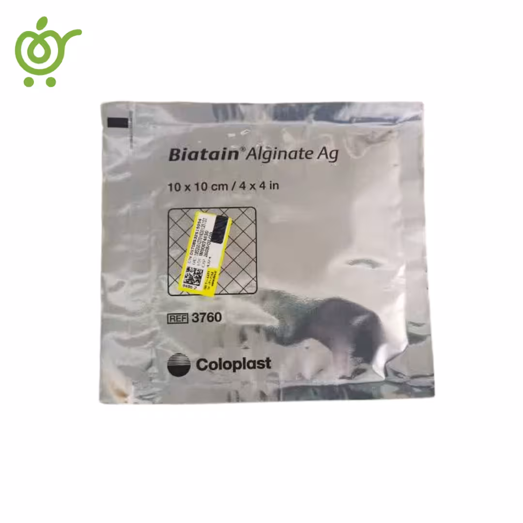 پانسمان آلژینات نقره بیاتین 10*10 کلوپلاست Biatain Alginat Ag (3760) (تاریخ 2027/02/20) | فروشگاه اینترنتی سیب 115