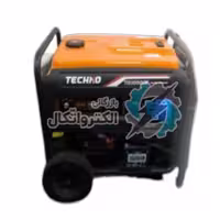 موتور برق 7/5 کیلو وات بنزینی استارتی تکنو مدل TH10500E ا TECHNO